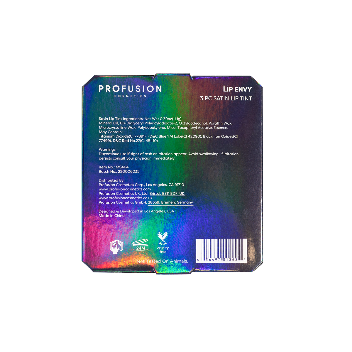 Sea Witch 3 PC Satin Lip Tint