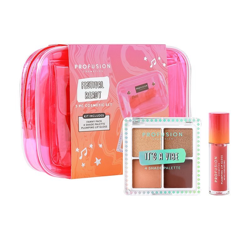 It&#39;s a Vibe | Festival Ready 3-pc Bag &amp; Cosmetic Set