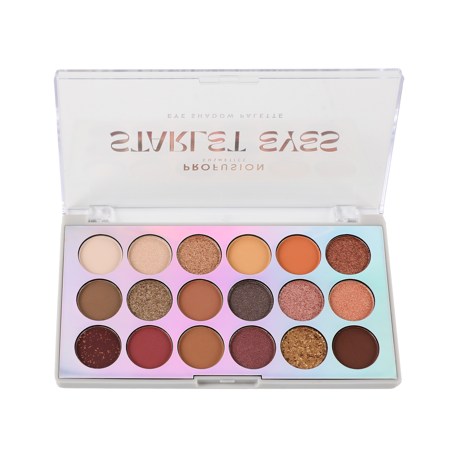 18 shade Eyeshadow Palette and Makeup Brushes Set