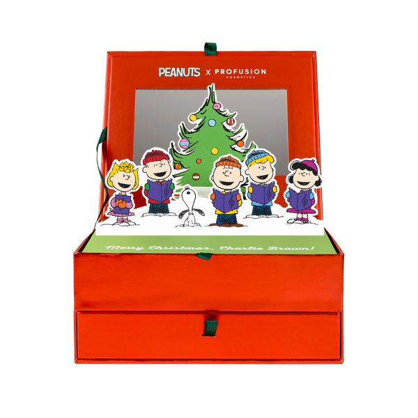 Peanuts Holiday | Merry Christmas Charlie Brown Vanity Set - Profusion  Cosmetics