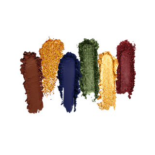 Hogwarts 6 Shade Palette white background swatches