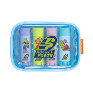 Rocket Power | Shred Ready - 4 PC Lip Balm Set with Keychain Bag