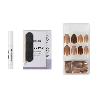Café Tips Press On Nail Set