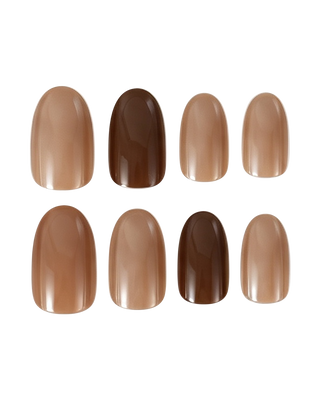 Café Tips Press On Nail Set