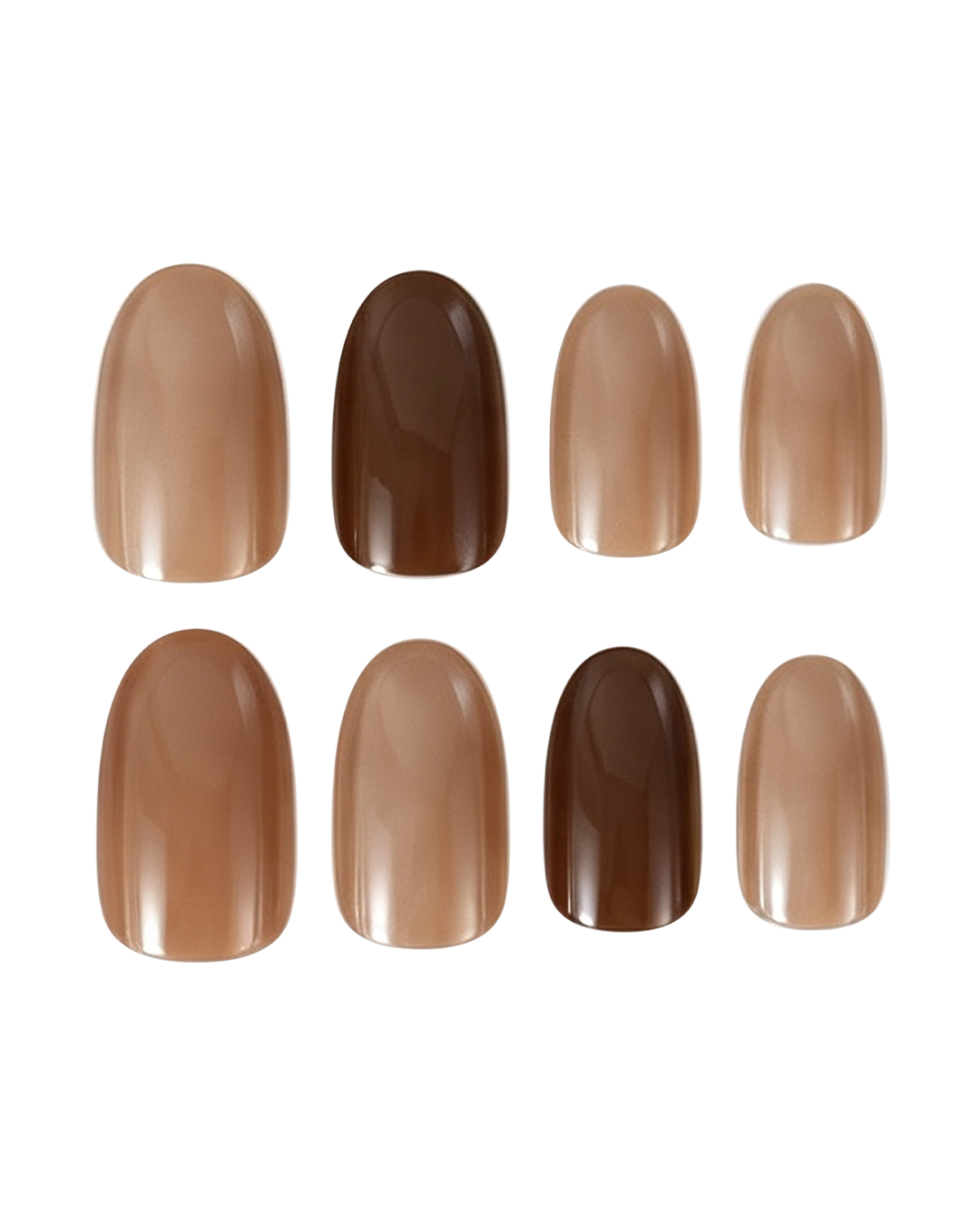 Café Tips Press On Nail Set