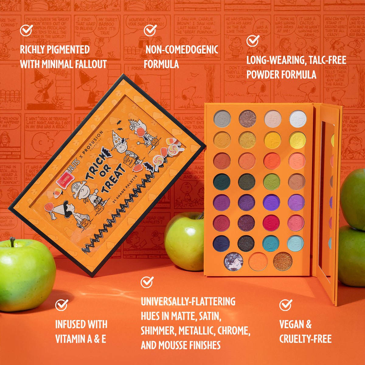 Peanuts Halloween Eyeshadow Palette
