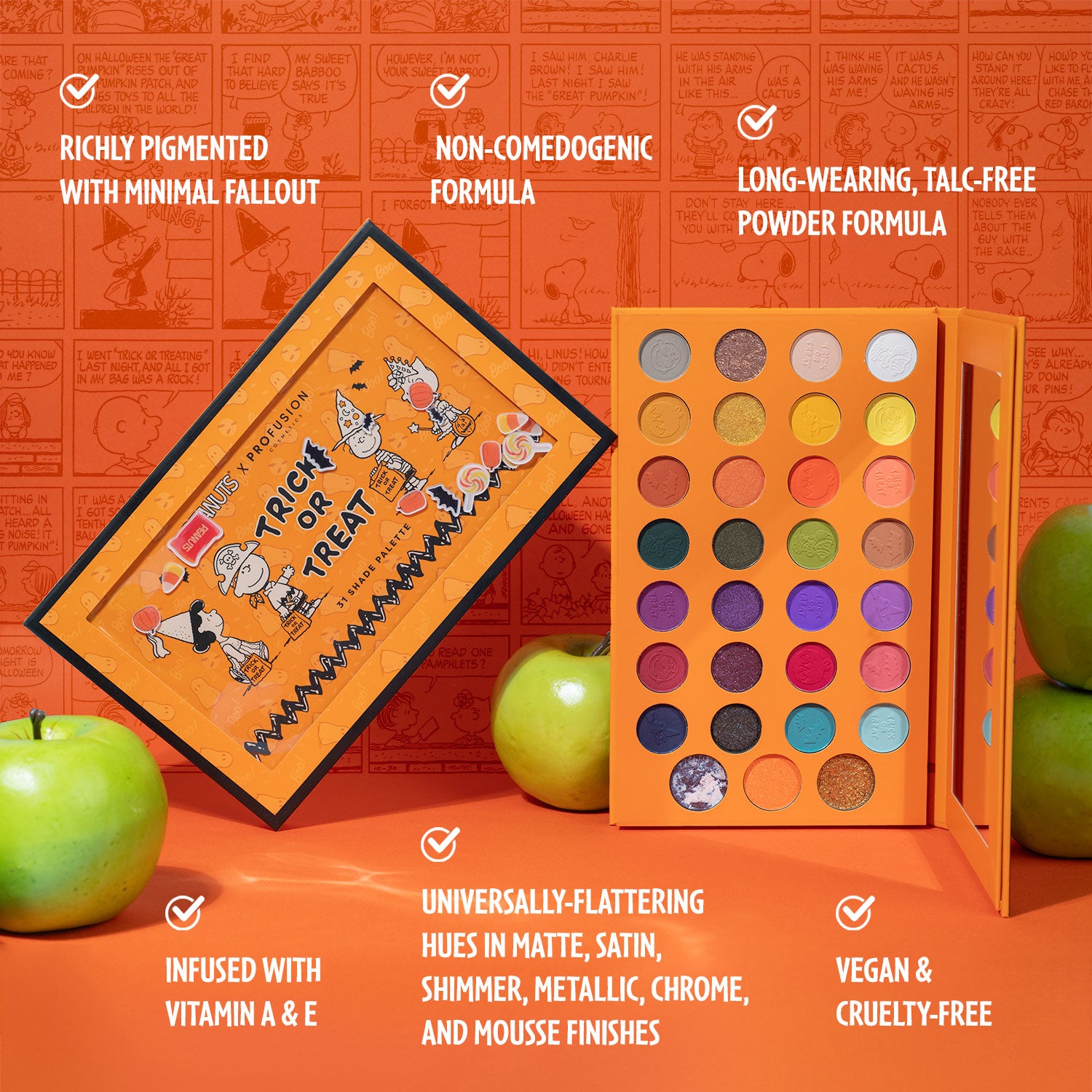 Peanuts Halloween Eyeshadow Palette