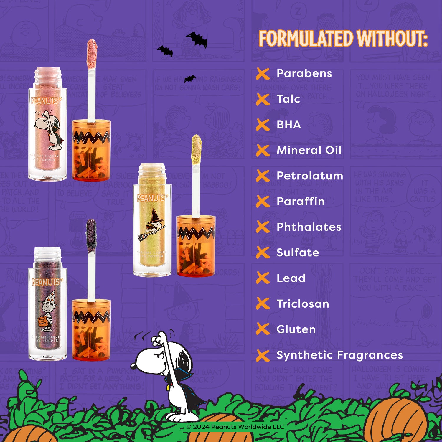 Peanuts Halloween |Magical Wizard Chrome Liquid Topper Set