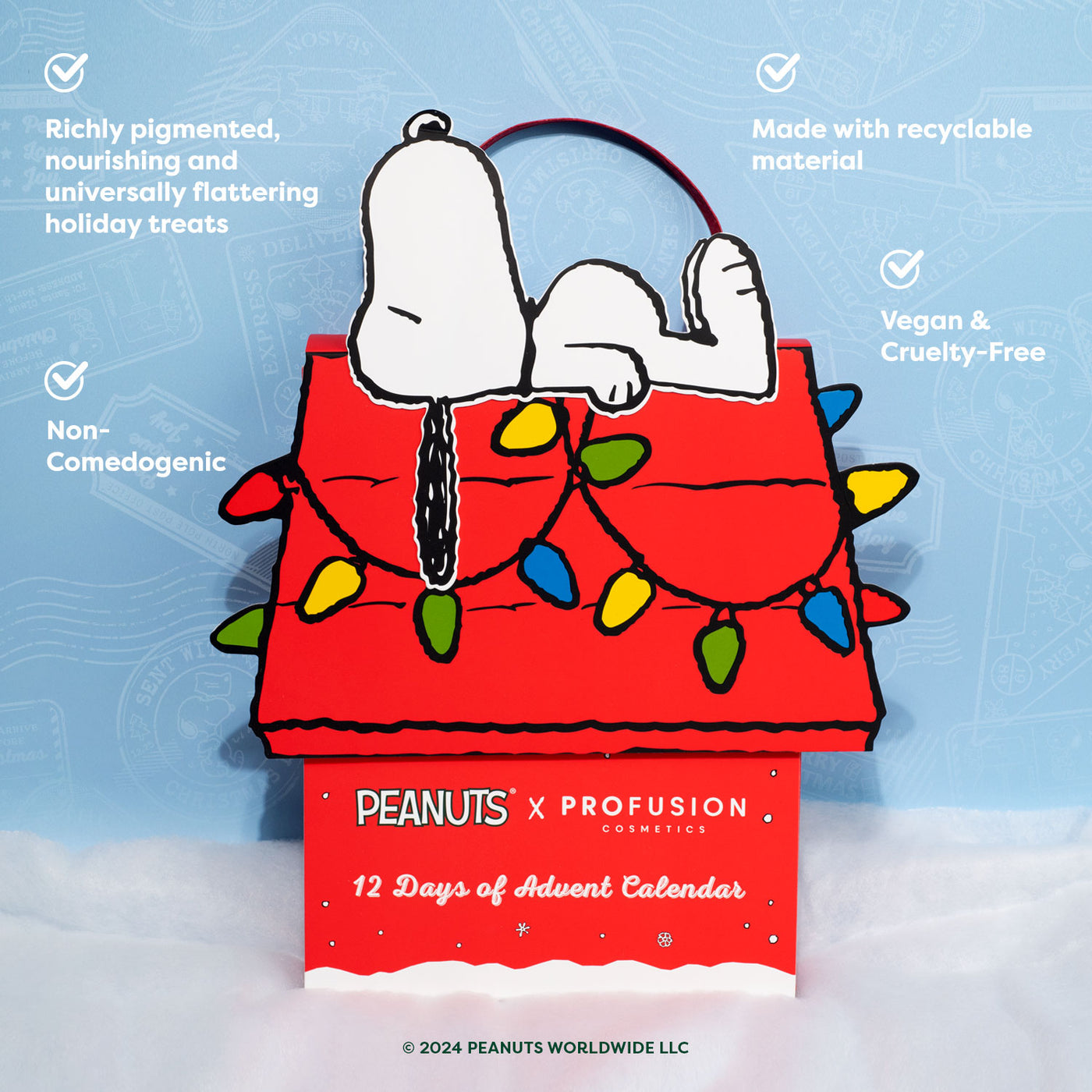 Peanuts Holiday 12 Days of Advent Calendar Profusion Cosmetics Peanuts Holiday 12 Days of Advent Calendar Profusion Cosmetics