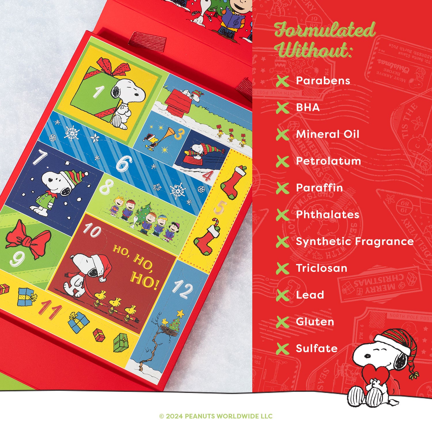 Peanuts Holiday 12 Days of Advent Calendar