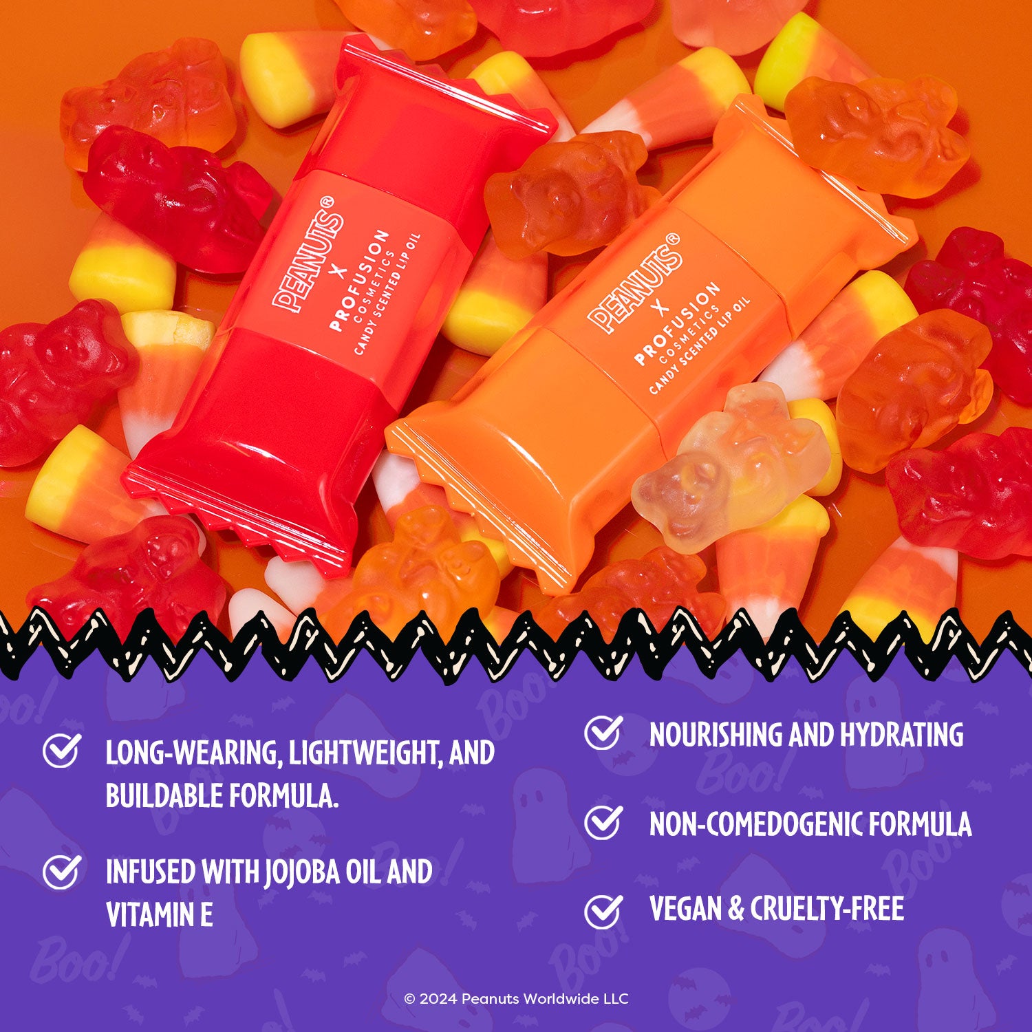 Peanuts Halloween | Candy Crush Lip Oil Set