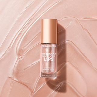 Glowy Lips Nourishing Shimmer Lip Oil - Bling Bling swatch background