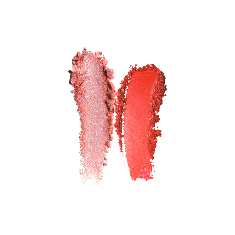 Turn Up The Head Soft Matte & Shimmer Blush Duo Swatch