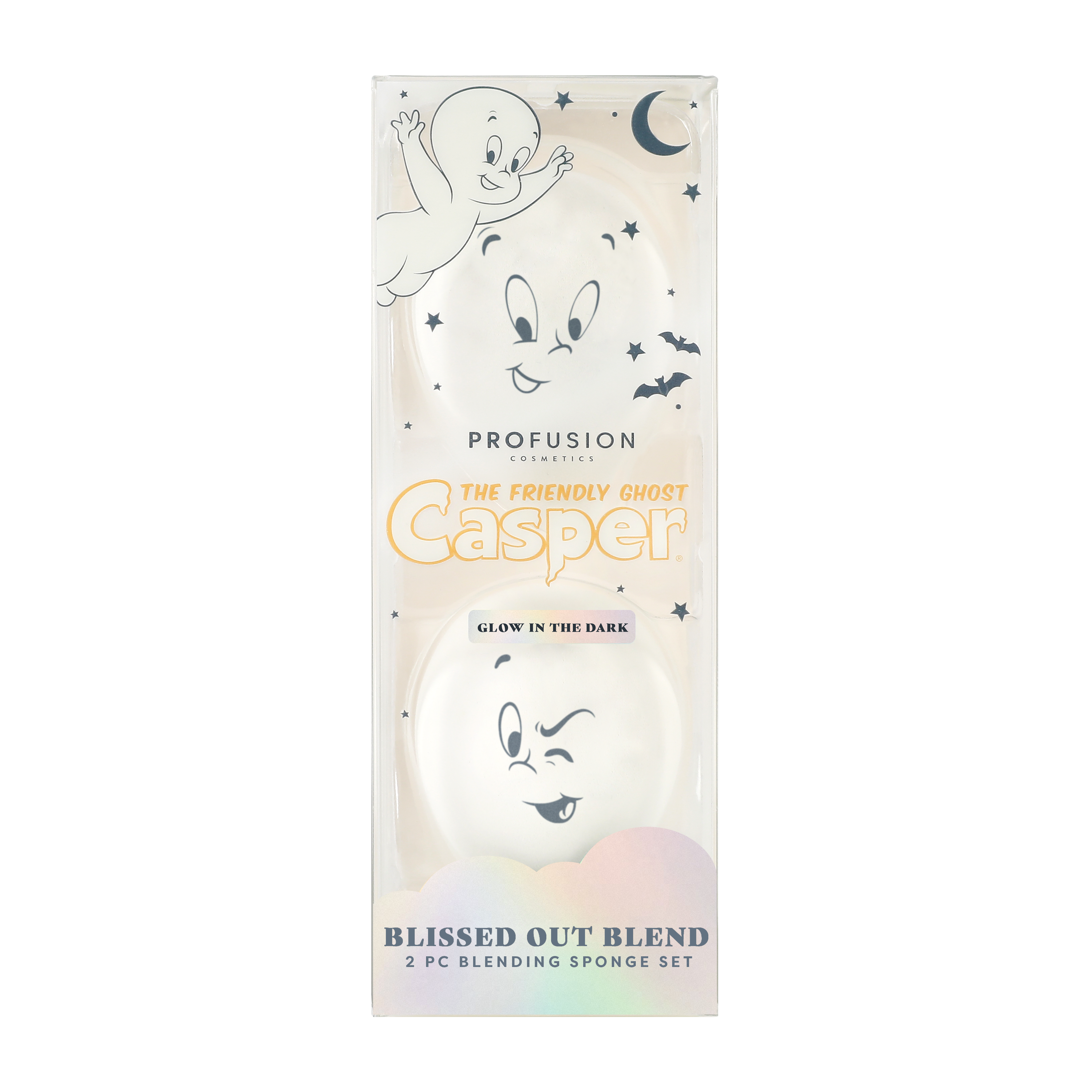 Casper The Friendly Ghost  Blissed out Blend Glow In The Dark 2 PC Bl -  Profusion Cosmetics