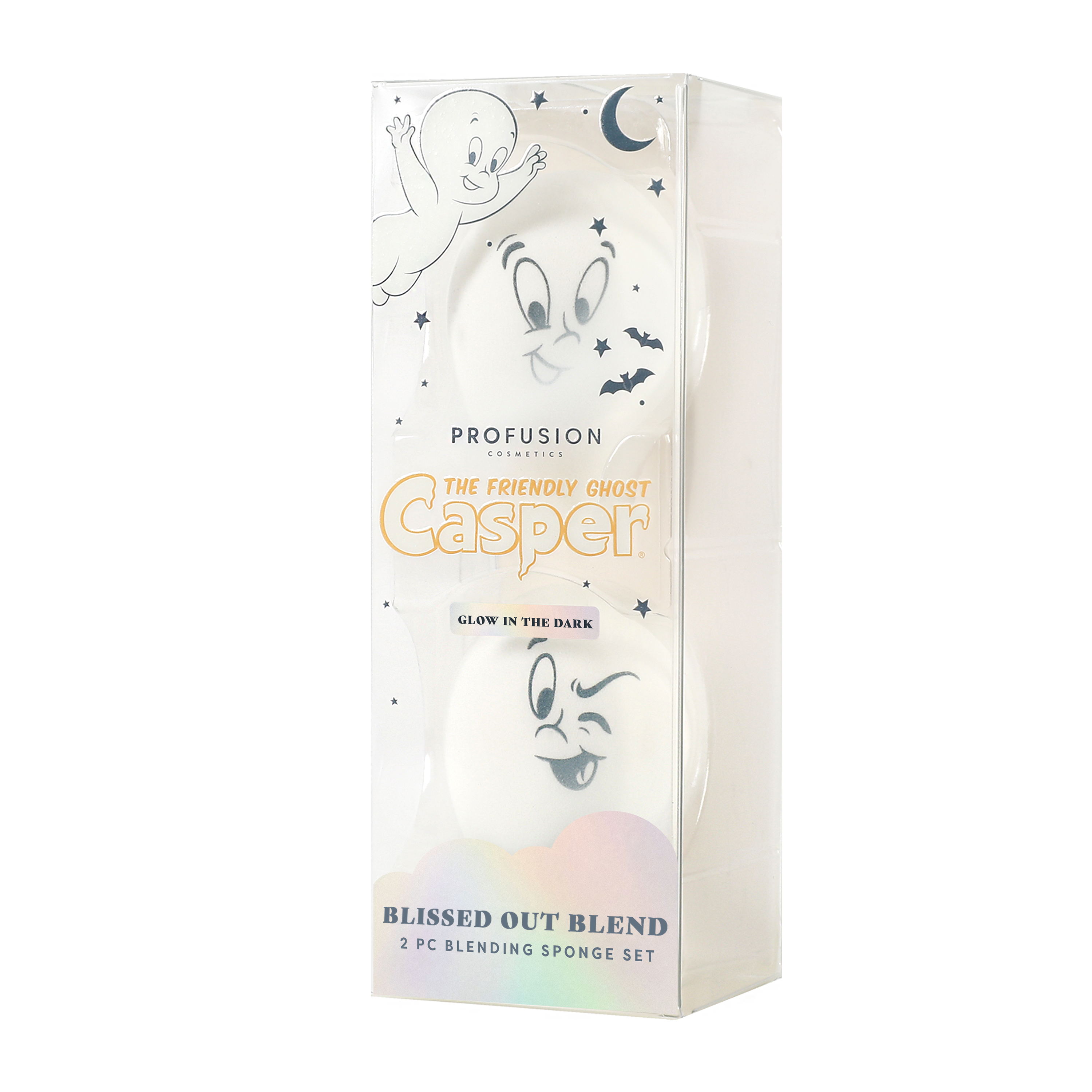 Casper The Friendly Ghost  Blissed out Blend Glow In The Dark 2 PC Bl -  Profusion Cosmetics