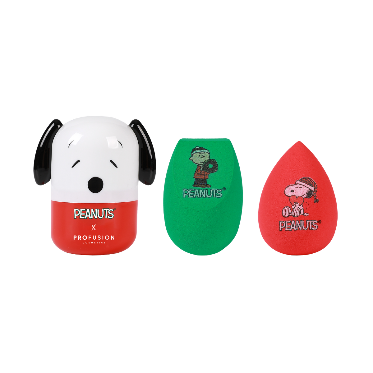 Peanuts Holiday | Let It Blend Blending Sponge &amp; Case Set