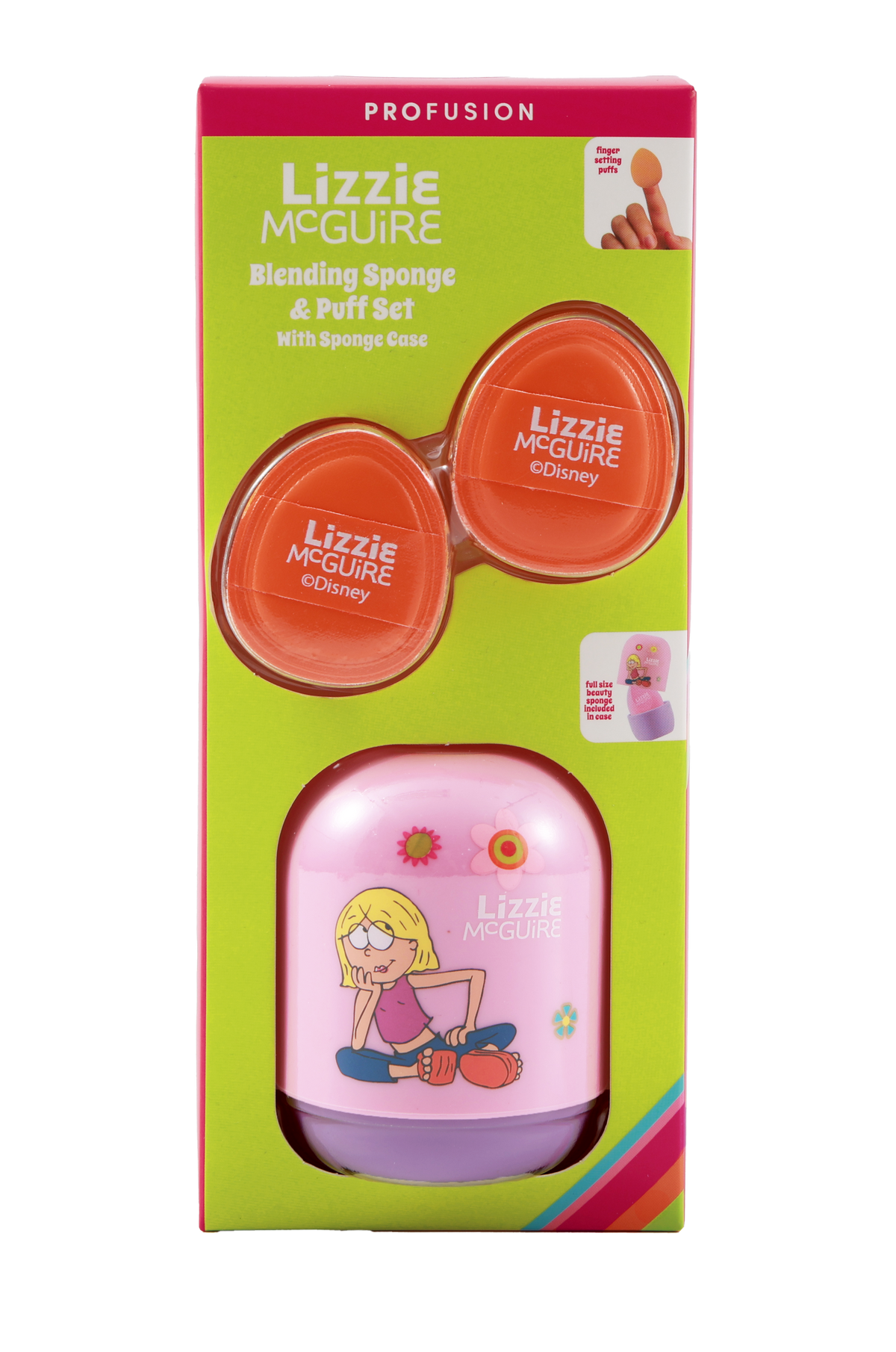 Lizzie McGuire | Totally Together Blending Sponge &amp; Puff Set with Sponge Case