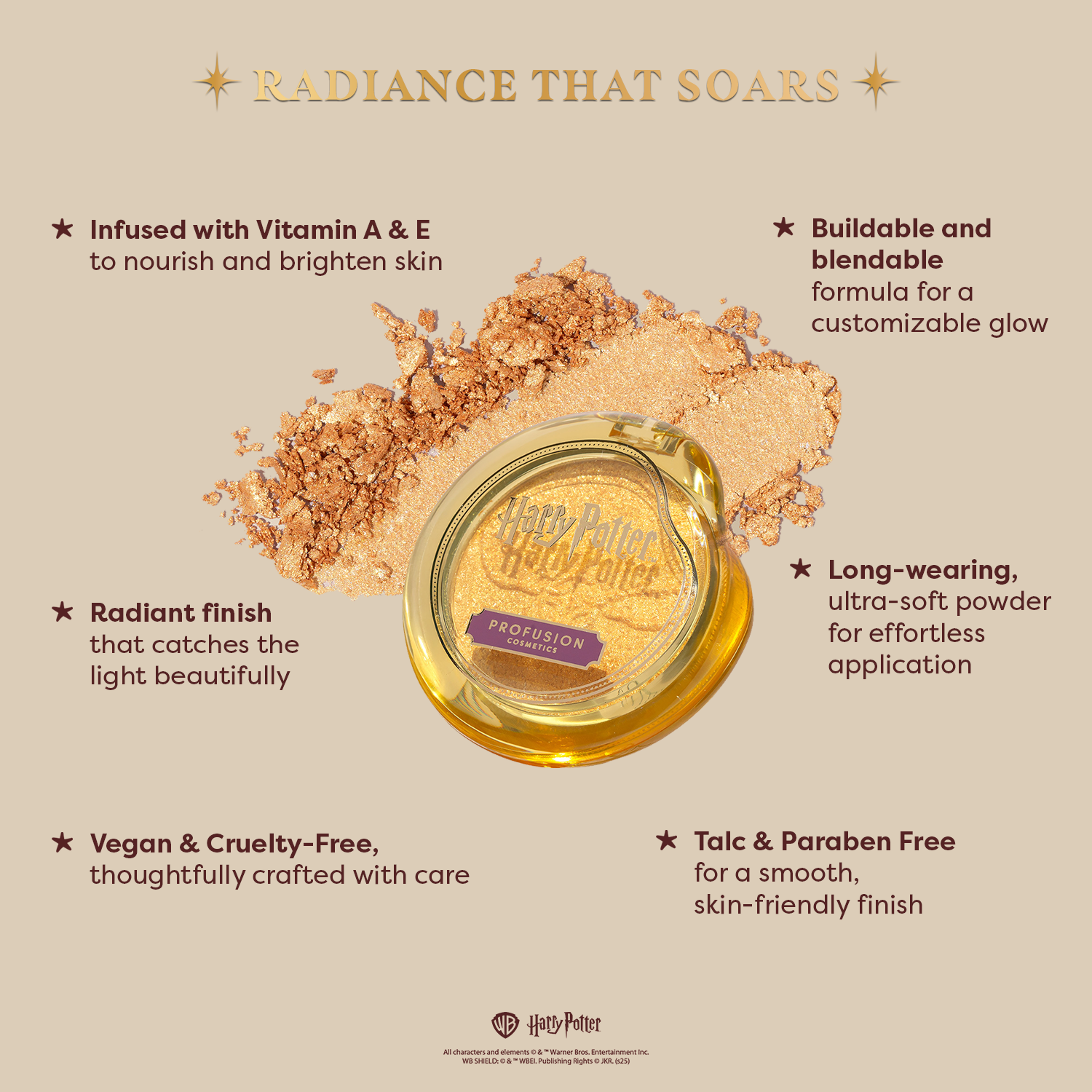 Harry Potter Holiday | Golden Snitch™ Highlighter Infographics