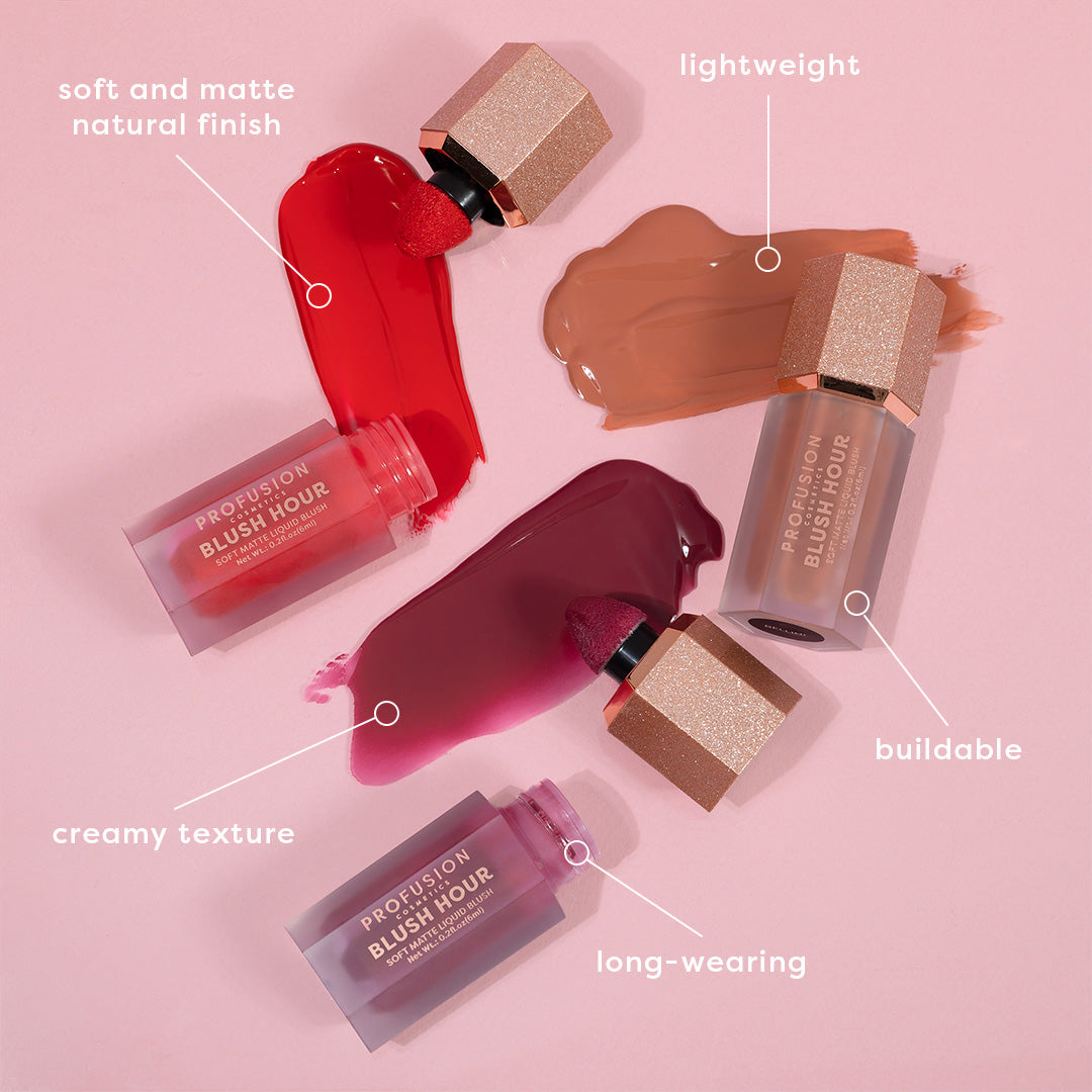 Blush Hour  Soft Matte Liquid Blush - Profusion Cosmetics