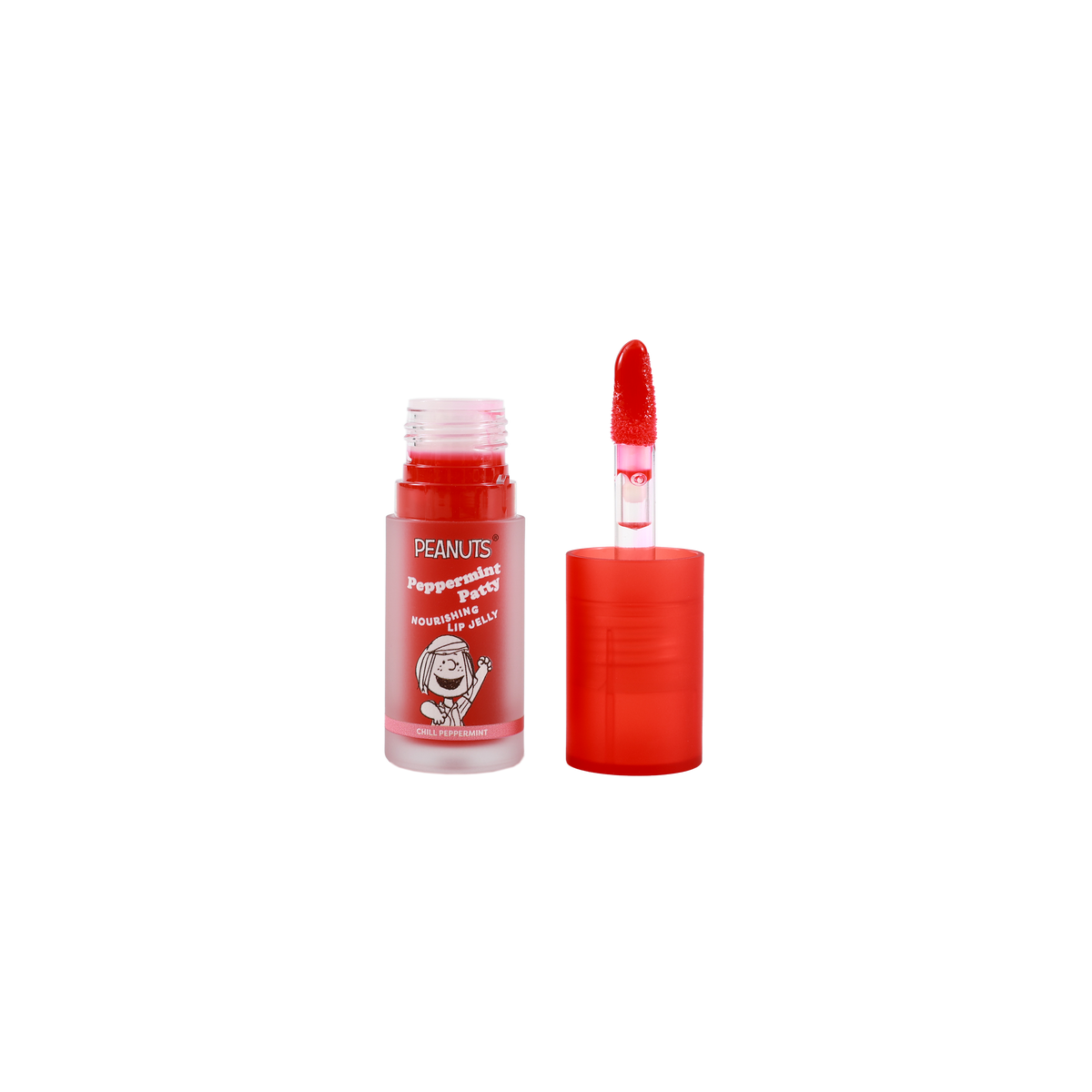 Peanuts 75th Lip Jelly Peppermint Patty Top Open