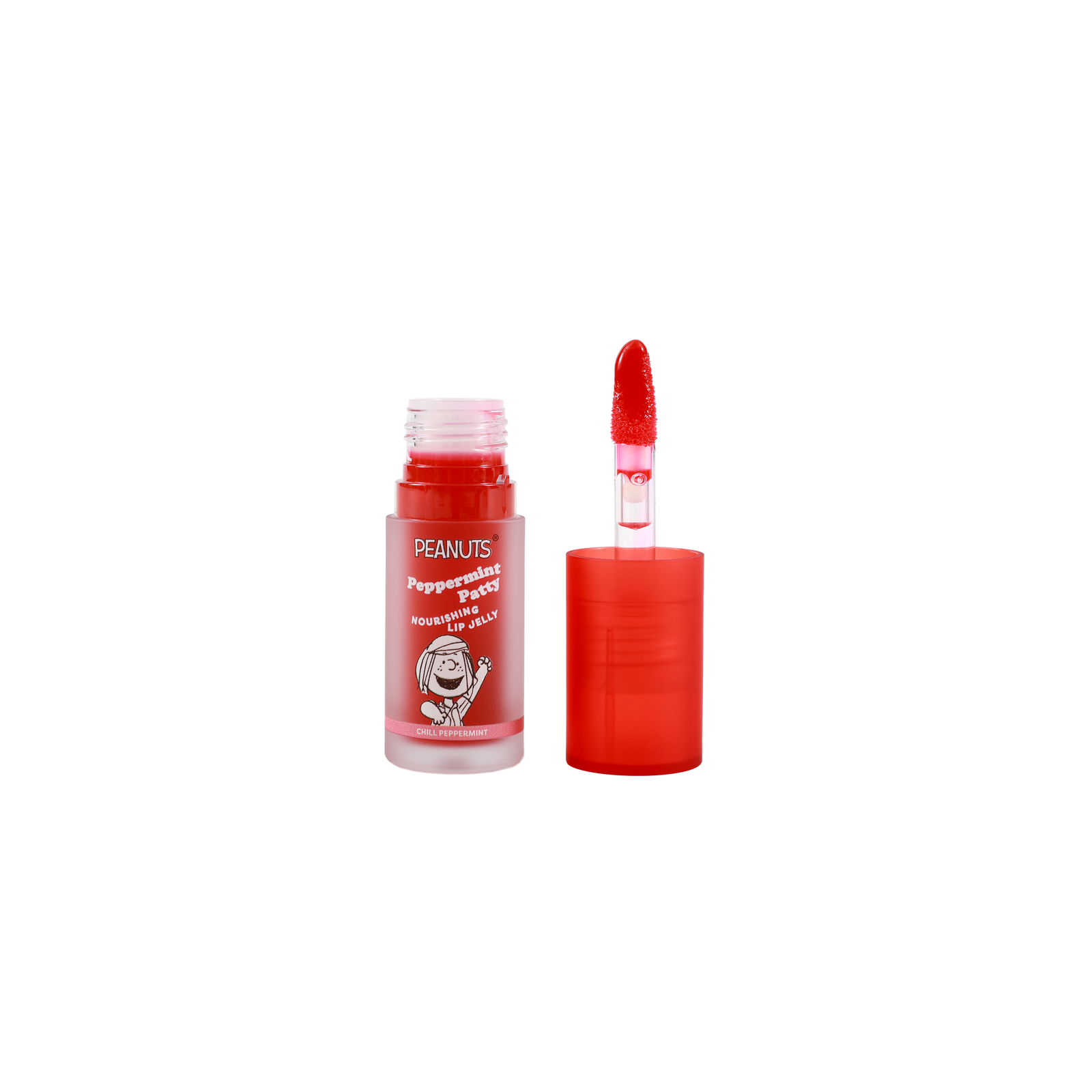 Peanuts 75th Lip Jelly Peppermint Patty Top Open