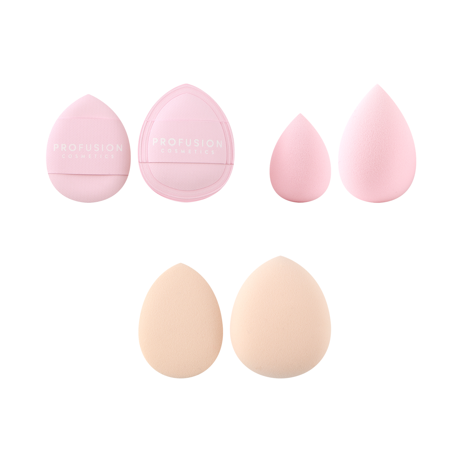 Blending Essentials Makeup Sponge & Puff Set