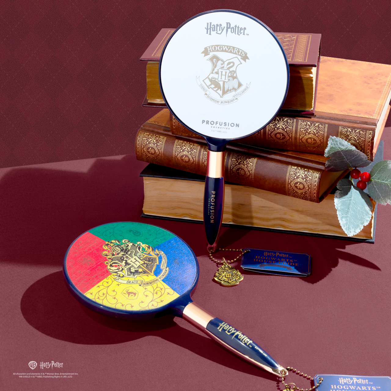 Harry Potter Holiday | Hogwarts™ House Pride Handheld Mirror lifestyle