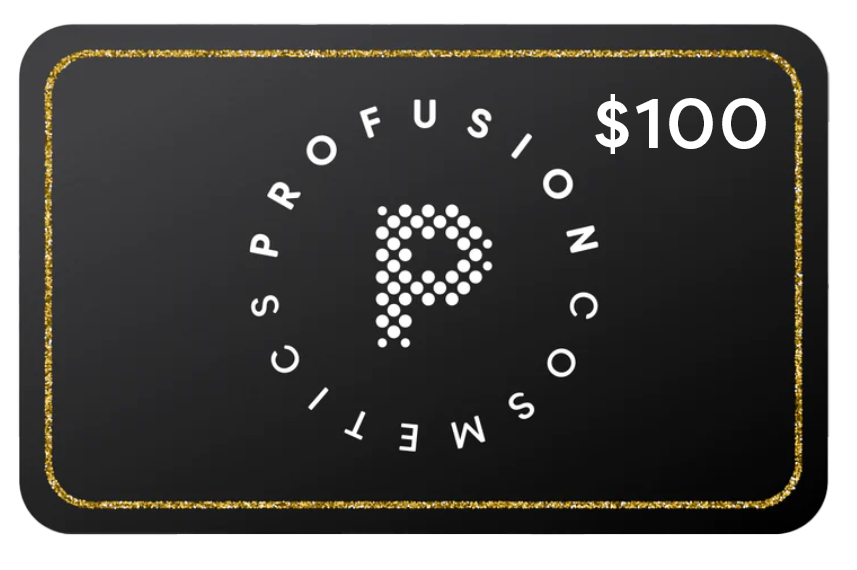 100.00 USD one hundred dollar gift card for cosmetics on birthdays and holidays