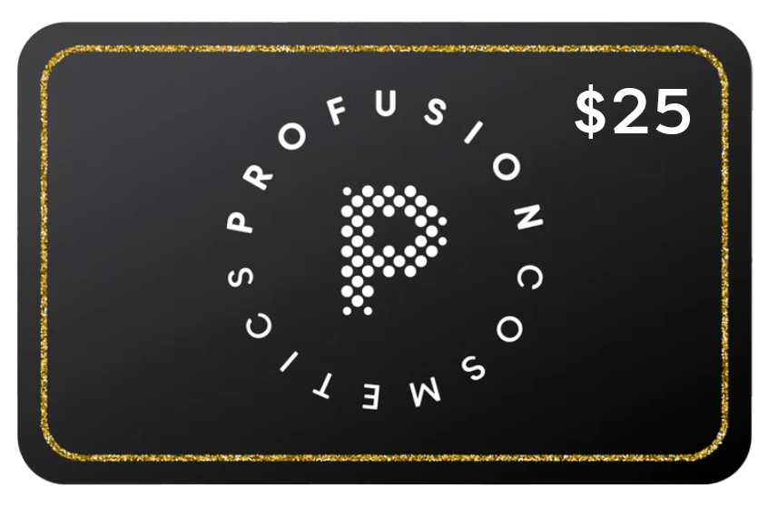 25 USD $25 makeup gift card for Profusion Cosmetics