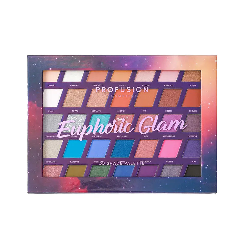 Euphoric Glam 35-Shade Eyeshadow Palette