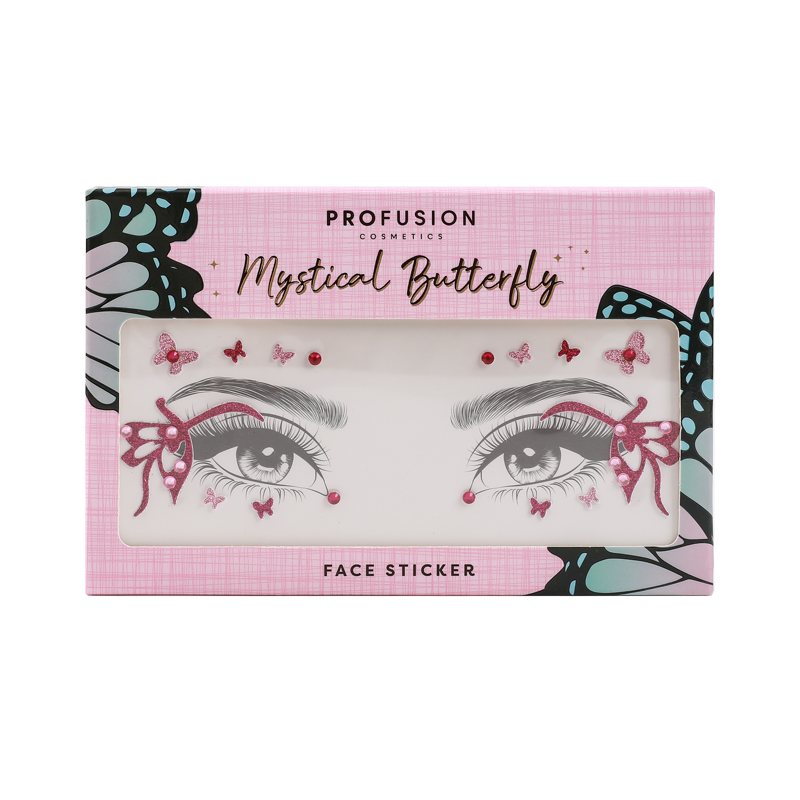 Empowered Butterfly | Mystical Butterfly Face Stickers