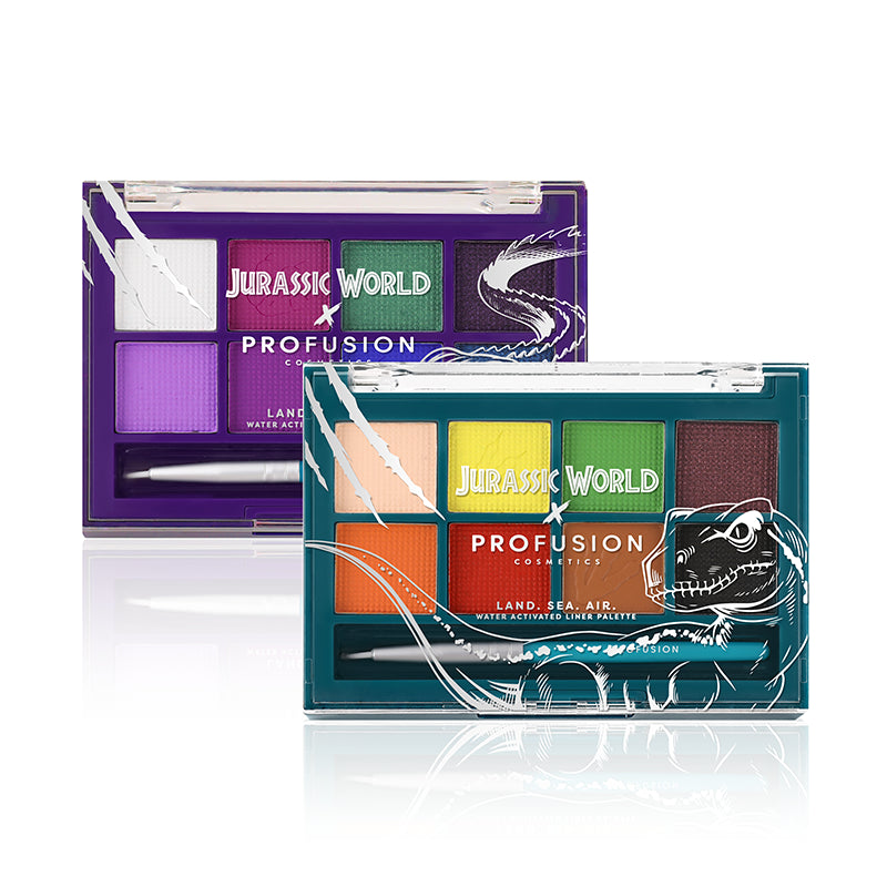 Jurassic World  Land.Sea.Air Water Activated Liner Palette - Profusion  Cosmetics