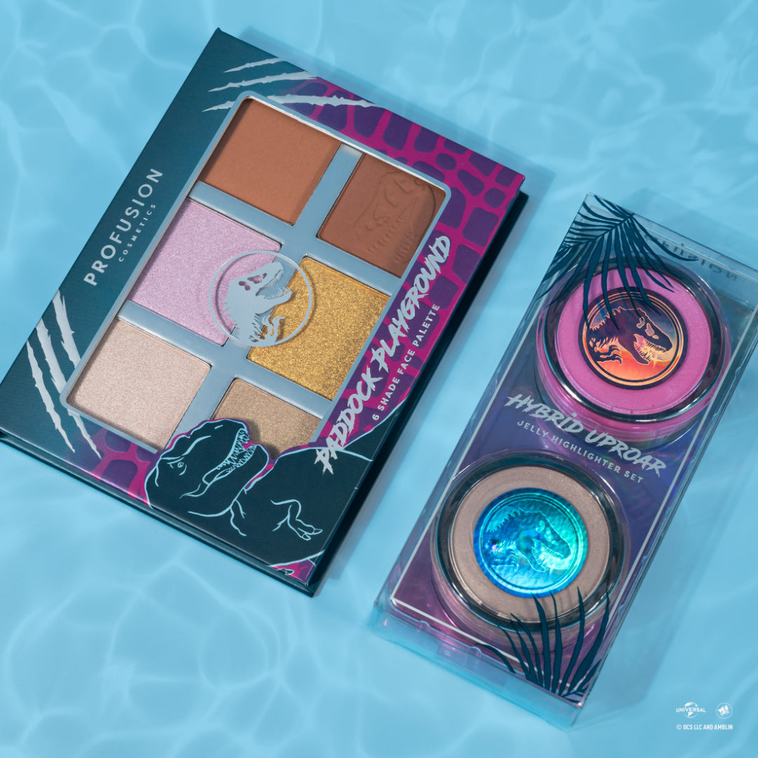 Essence Jurassic World Eyeshadow Palette – 8 Farben, Nr. 01 Have A Raw_some Day!, Mit Farbwechsel-Effekt