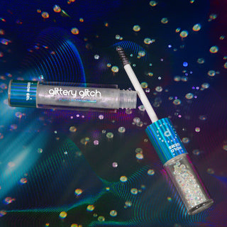Metacromo | Gel para cejas Glitter Glitch Holo y gemas