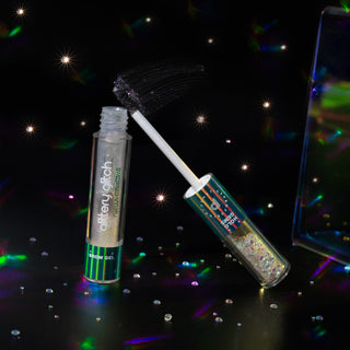 Metacromo | Gel para cejas Glitter Glitch Holo y gemas