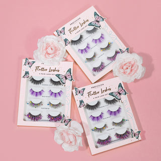 Flutter Lashes 4-pair Eye Lashes Set