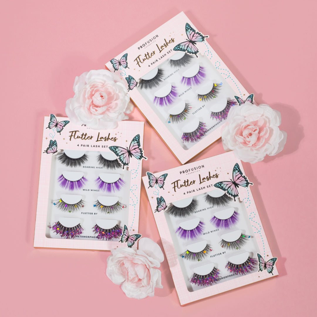  Flutter Lashes 4-pair Eye Lashes Set