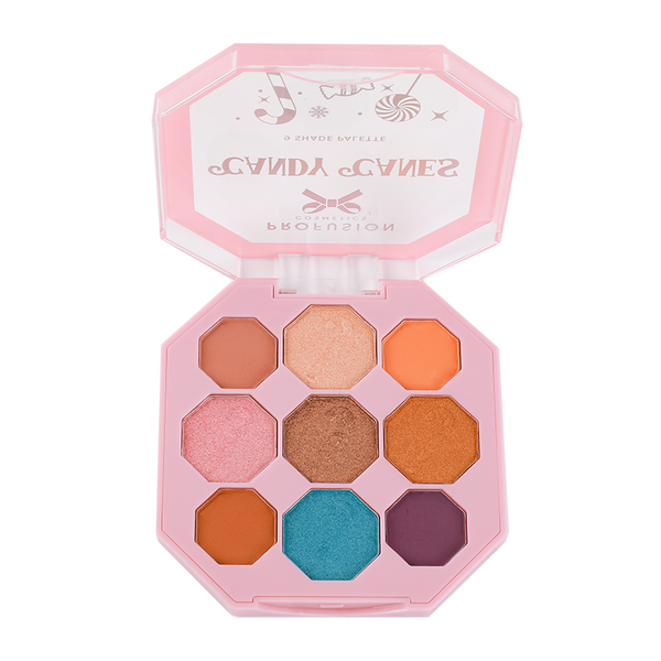 Sweet Holiday Candy Canes 9-Shade Palette | Profusion Cosmetics