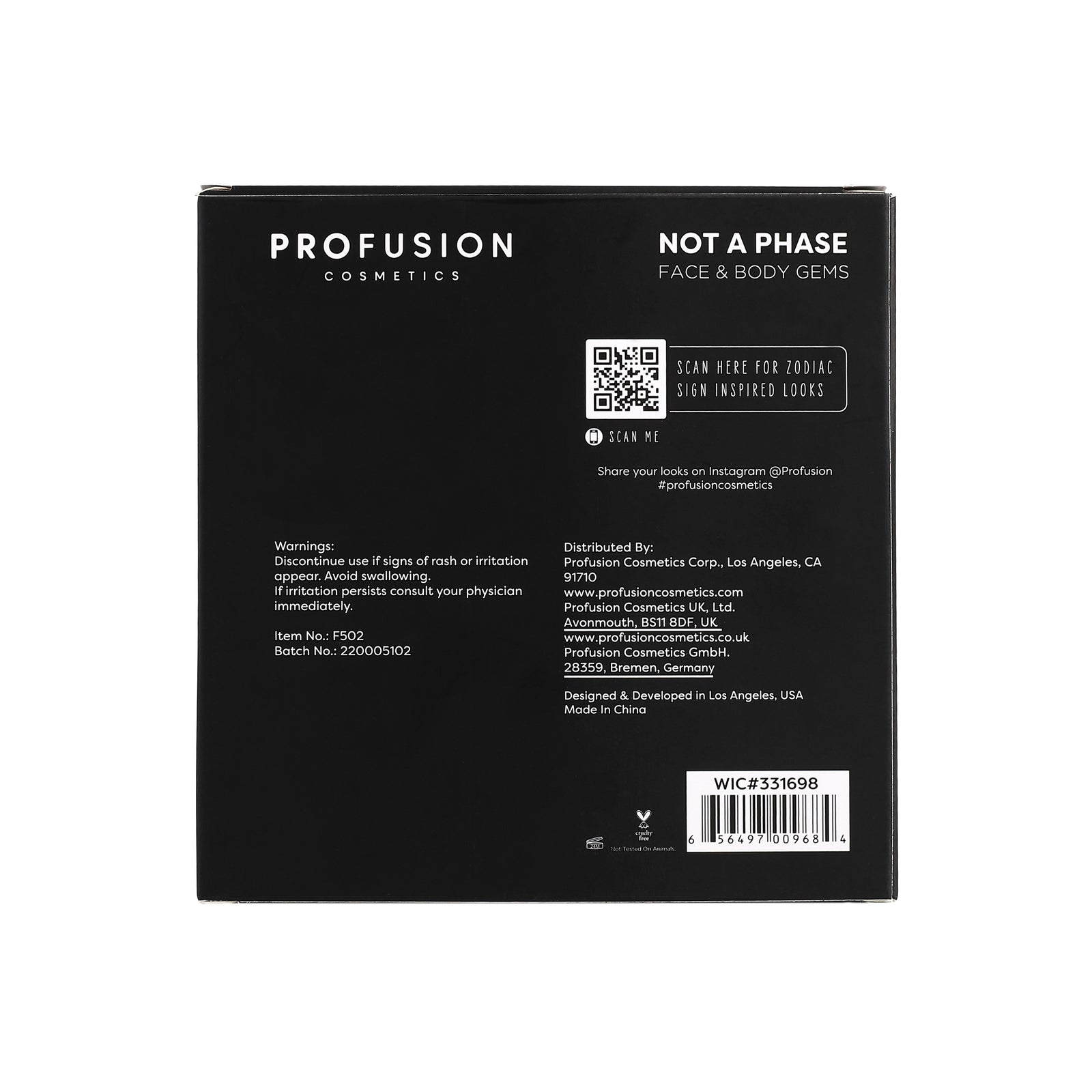 Star Child Not a Phase Face & Body Gems Profusion Cosmetics