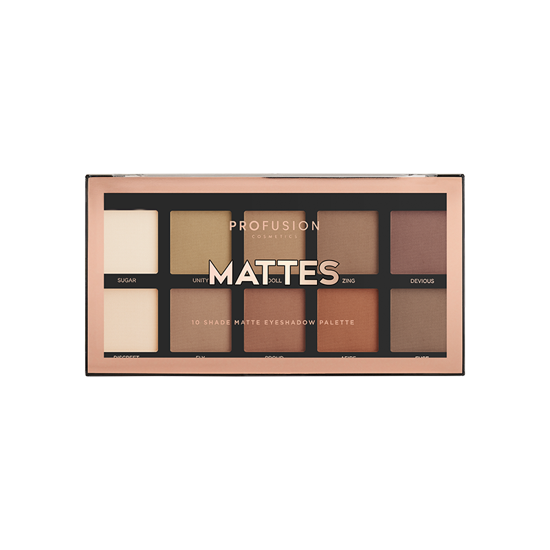 Mattes 10 shade palette