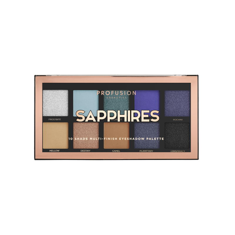 Sapphires 10 shade palette