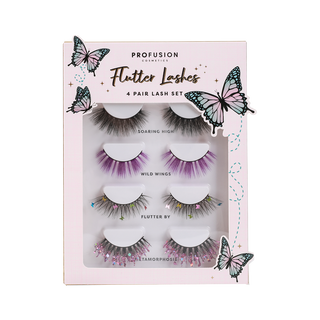  Flutter Lashes 4-pair Eye Lashes Set