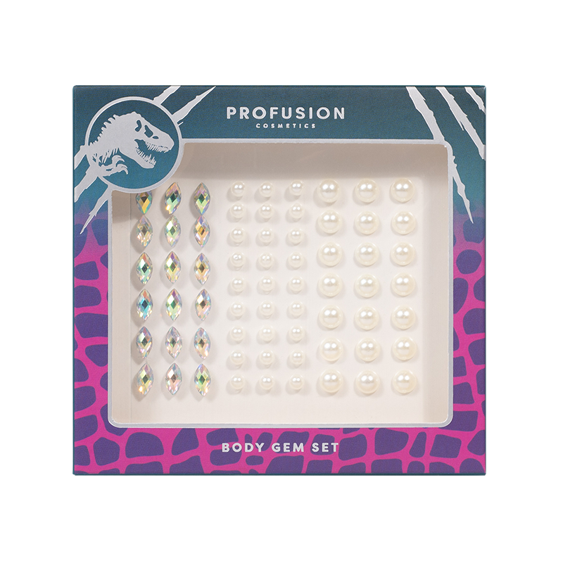 Visitante del Mundo Jurásico | Bolsa de cosméticos y juego de gemas