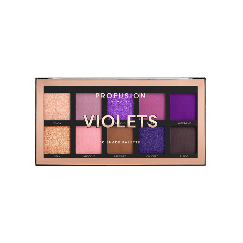 Violets 10 shade palette