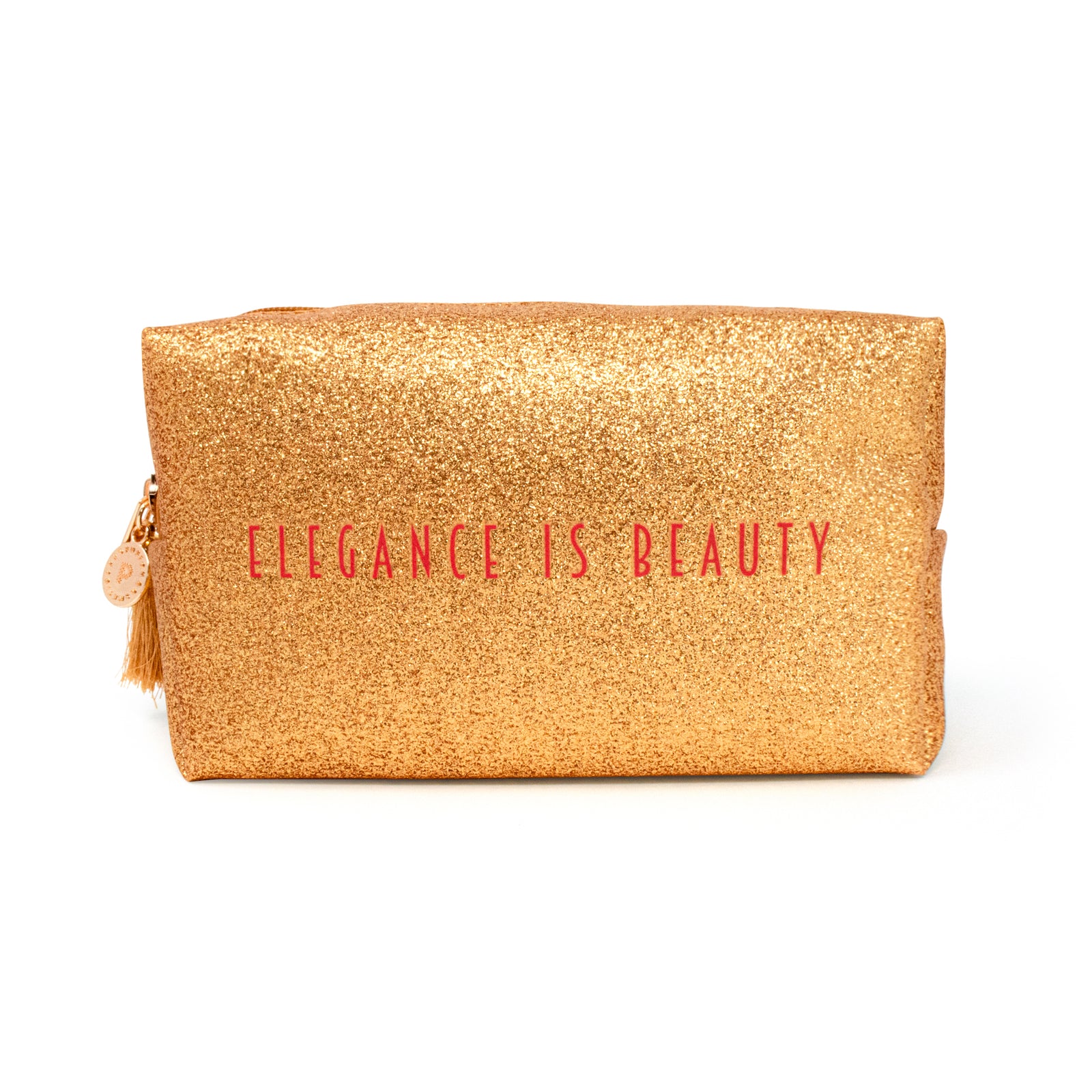 Elegance is Beauty Cosmetic Bag