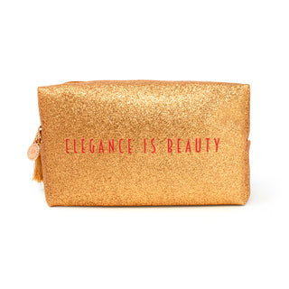 La elegancia es bolsa de cosméticos de belleza