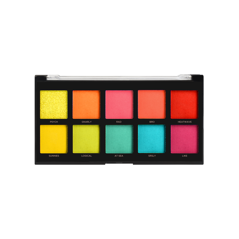 Neon 10 shade palette