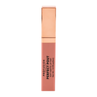 Profusion Cosmetics Perfect Pout Soft Matte Lip Tint in a warm nude shade.
